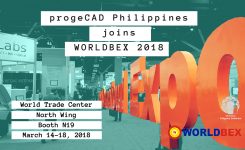 progeCAD Philippines joins WORLDBEX 2018