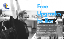 Get progeCAD 2020 Professional Free upgrade!